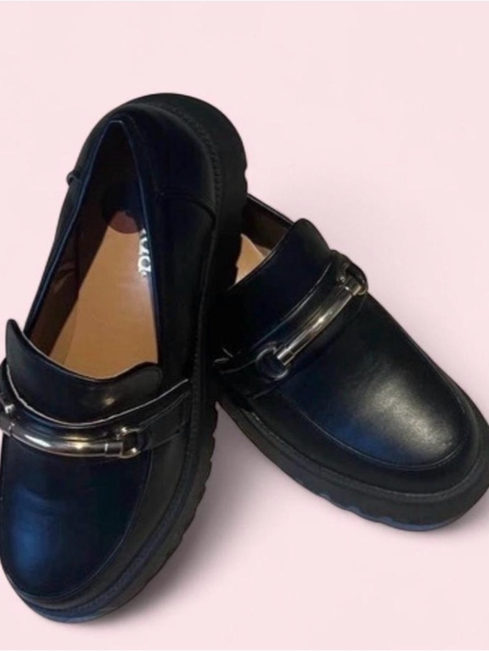 Mudd Y2K Black Slip-On Loafers 8